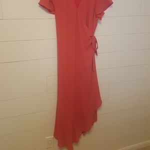 H Halston Wrap Dress